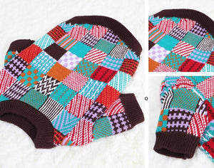Dress Your Pup in Style: The Pet Dog Beggar Outfit Contrast Sweater
