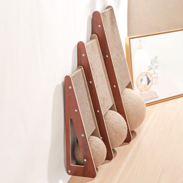 Elevate Your Cat's Playtime with the Pet Corrugated Paper Cat Scratching Board Toys