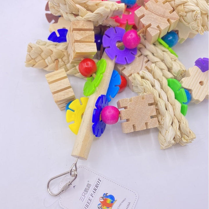 Enhance Your Parrot's Playtime with the Parrot Gnawing Toy!
