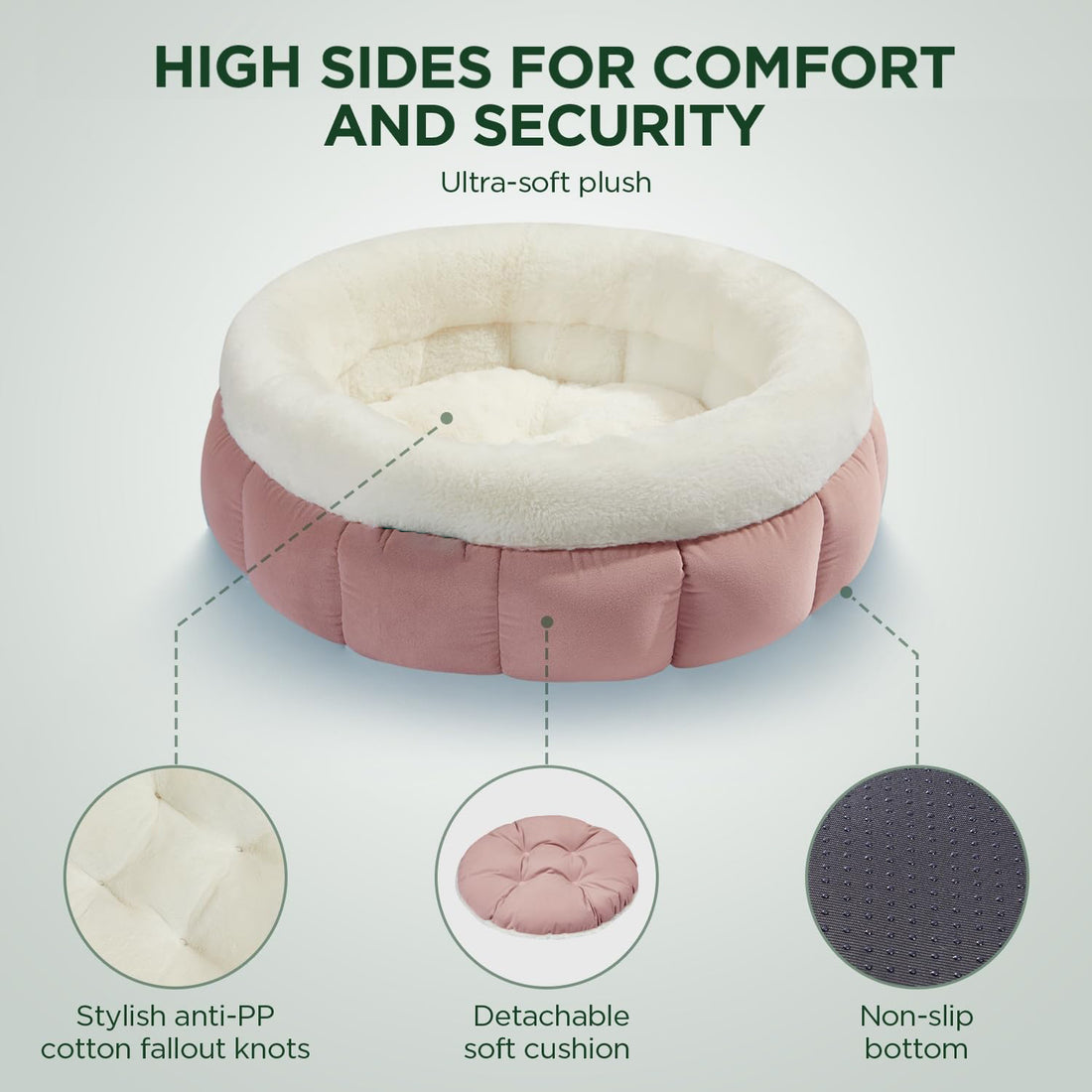 Indoor Cats Washable Pet Bed
