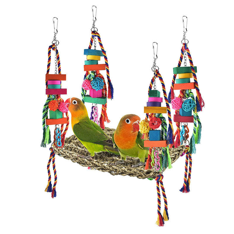 Parrot Climbing Net Hammock Toy