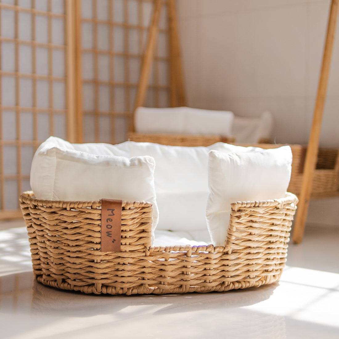 Warm Universal Rattan Basket Pet Nest