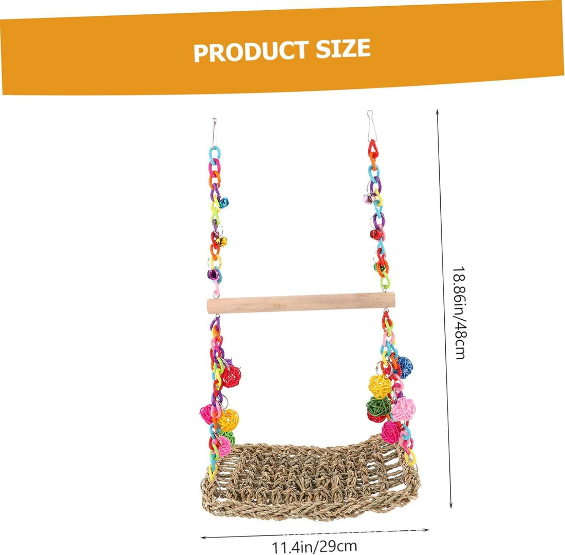 Parrot Climbing Net Hammock Toy