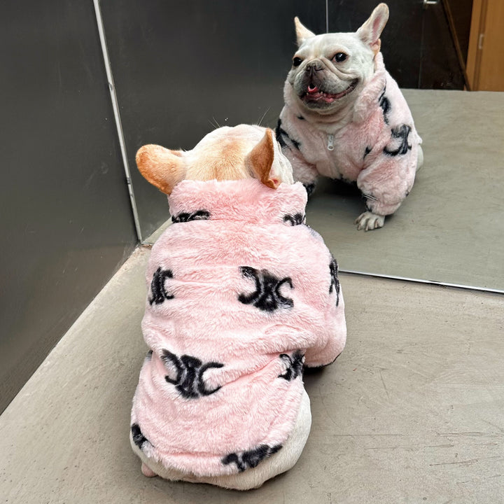 Kitty Pet Clothing Fluffy Warm Coat