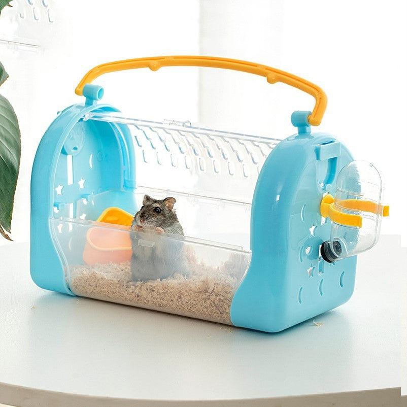 Transparent Bag Hamster Out To Carry Cage