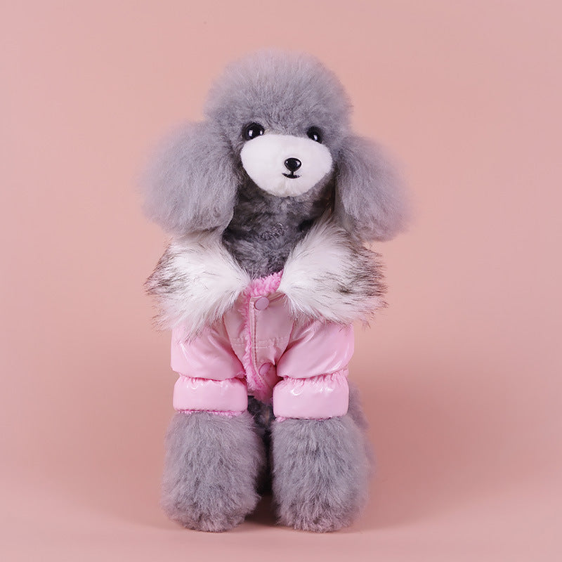 Warm Pet Autumn And Winter Thickening Puppy Down Jacket