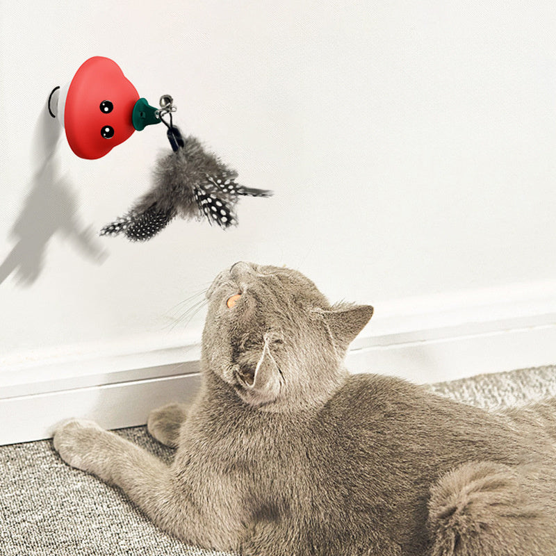 Cat Wand Suction Cup Pet Playing Toy