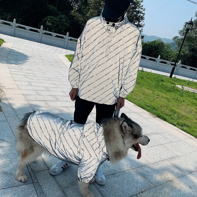 Pet non-fury windproof clothing