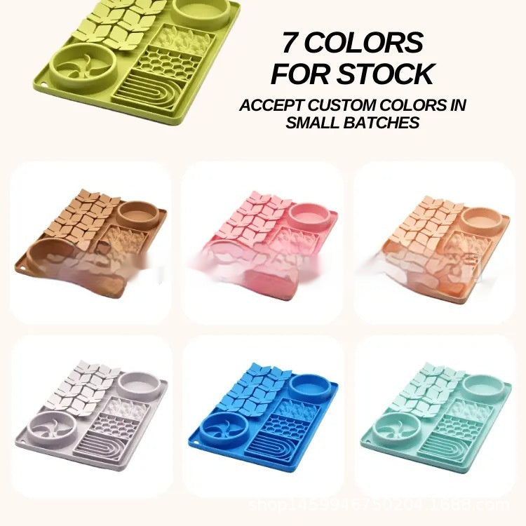 Pet Tableware Slow Food Suction Cup
