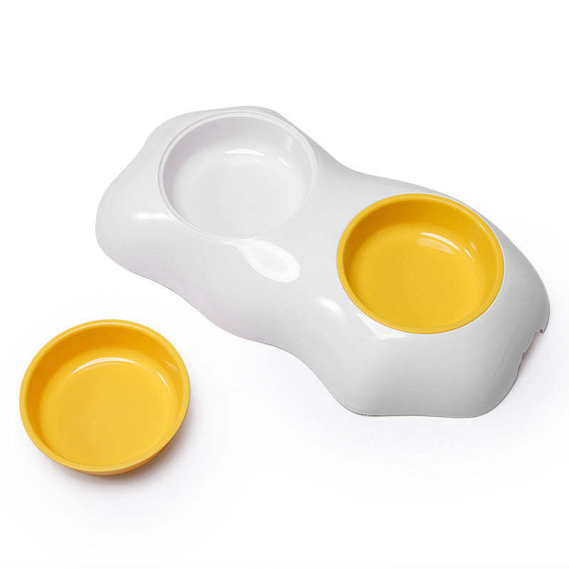 Pet Feeding Bowl Egg Yolk Shaped