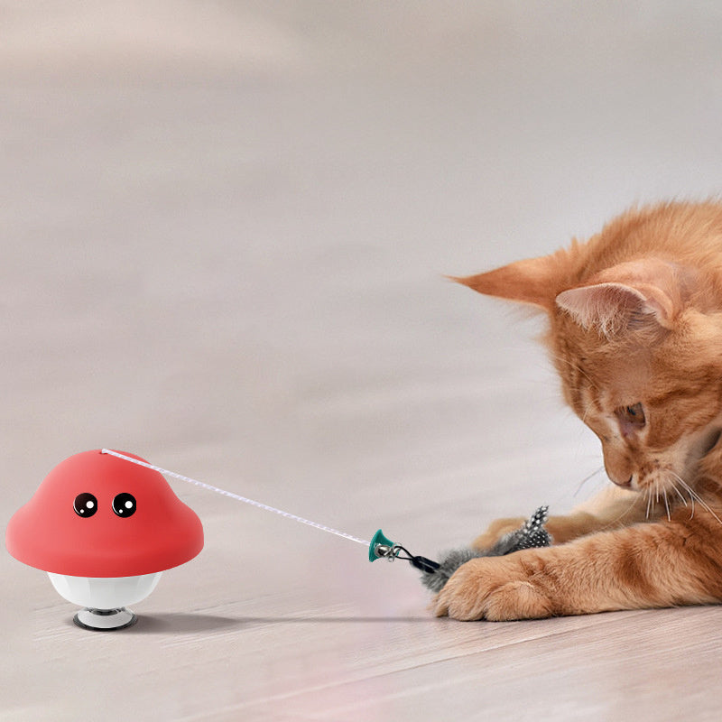 Cat Wand Suction Cup Pet Playing Toy