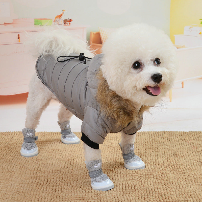 Pet clothing winter down padded jacket