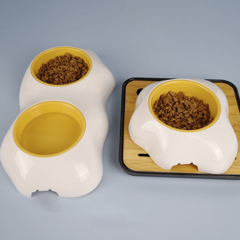 Pet Feeding Bowl Egg Yolk Shaped