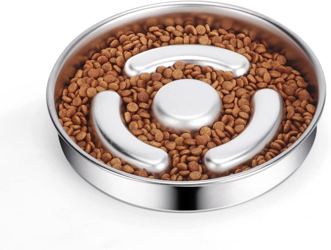 Pet Feeding Bowl Stainless Steel Neck Protector