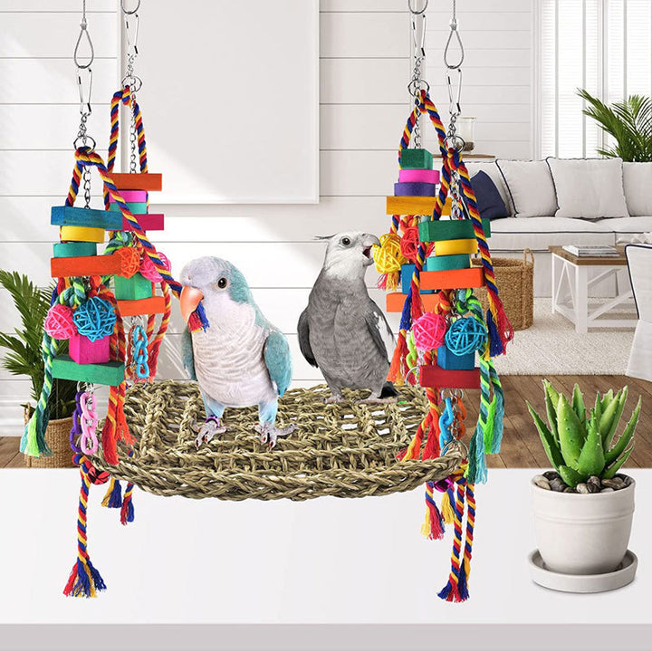 Parrot Climbing Net Hammock Toy