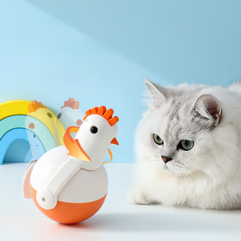 Electric Cat Toy Chicken Glass  Laser Toy