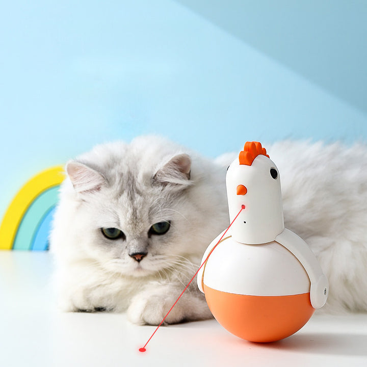 Electric Cat Toy Chicken Glass  Laser Toy