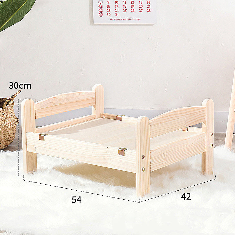 Wooden Pet Bed Four Seasons Universal Cat Litter