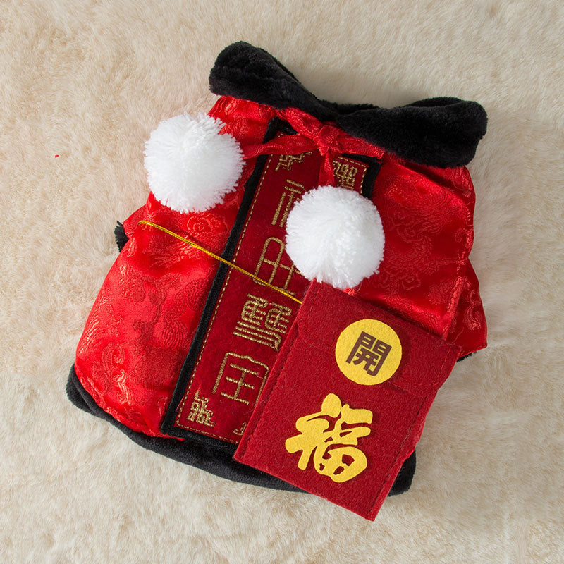 Festive Small Dog Two-legged Cat Pet Clothes