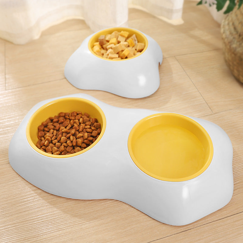 Pet Feeding Bowl Egg Yolk Shaped