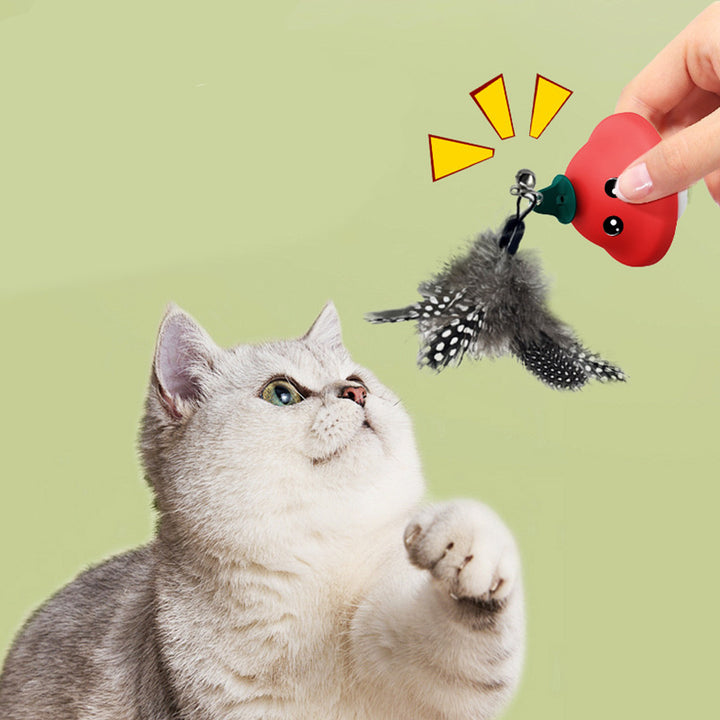 Cat Wand Suction Cup Pet Playing Toy