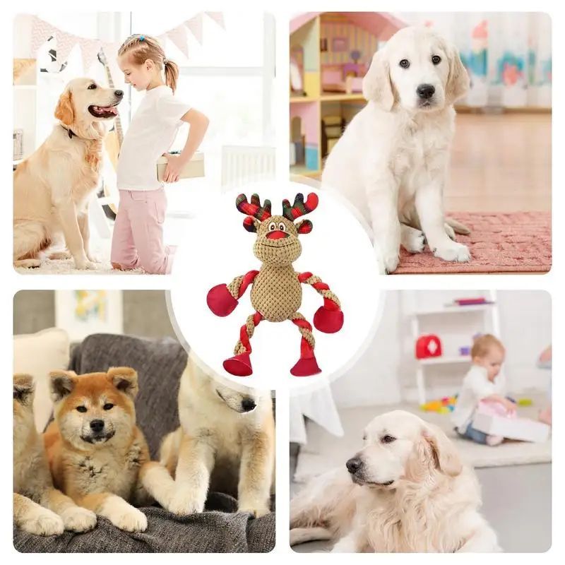 Interactive Christmas Dog Toy