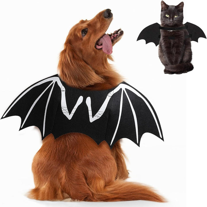 Dog Bat Costume Cool Luminous Clothing