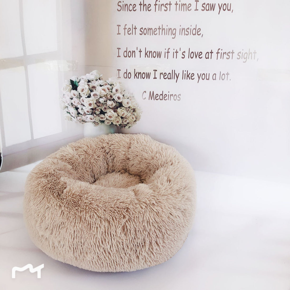 Small Dogs Round Plush Mat Puppy Beds