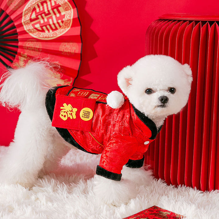 Festive Small Dog Two-legged Cat Pet Clothes