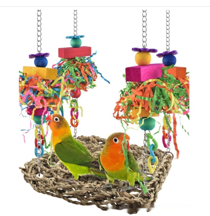 Parrot Climbing Net Hammock Toy