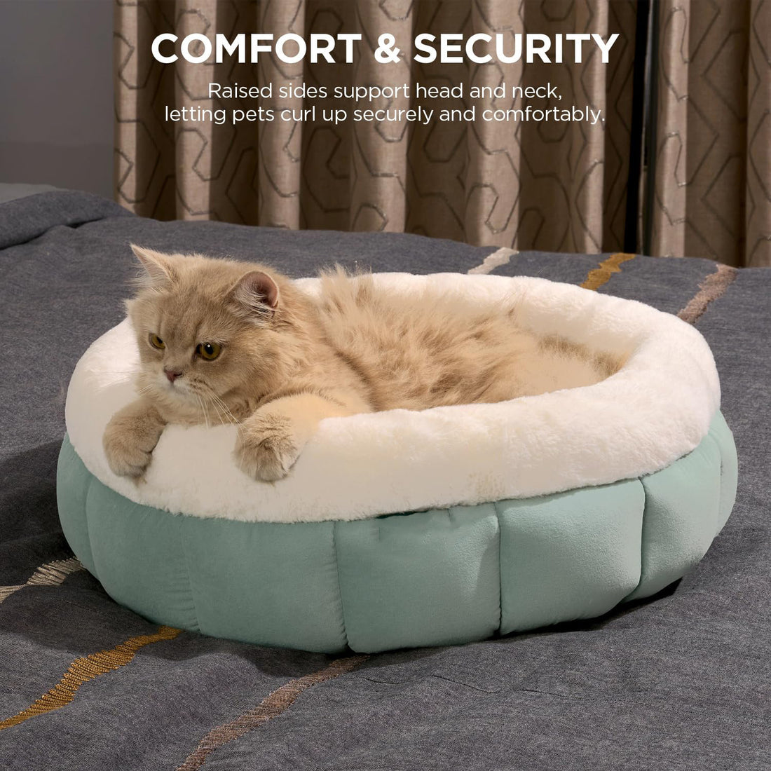 Indoor Cats Washable Pet Bed