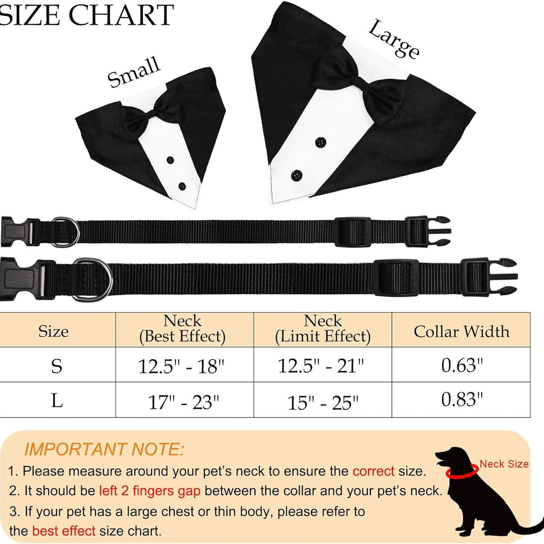 Dog Adjustable Formal Costumes
